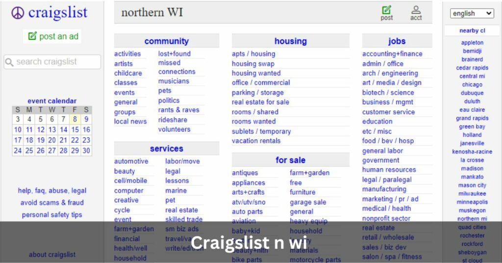 Craigslist n wi