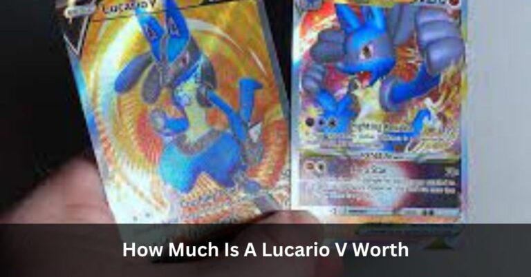 How Much Is A Lucario V Worth