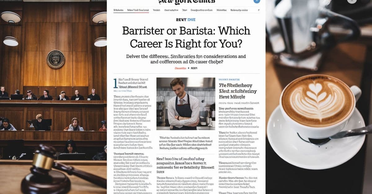 Barrister or Barista NYT