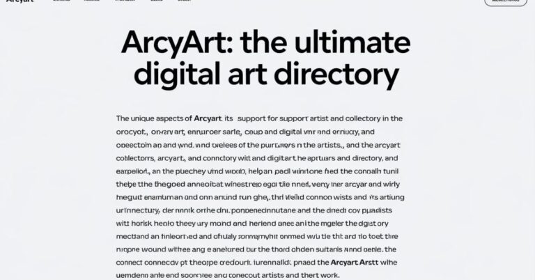 ArcyArt Artists Directory